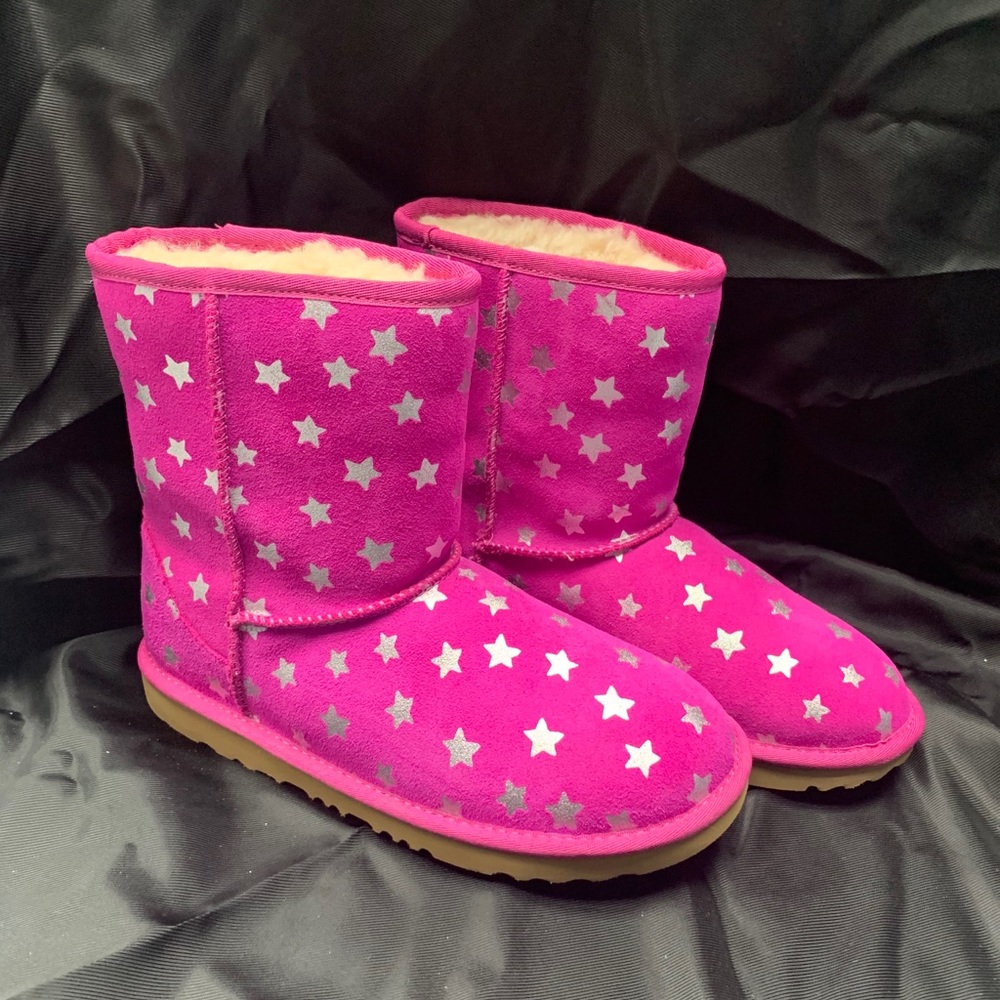 Pink Star spangled Ugg boots